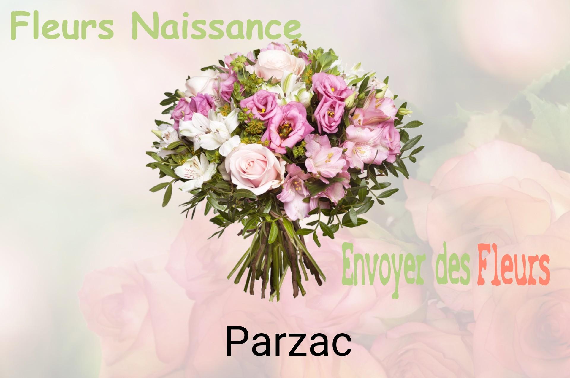 Bouquet de fleurs de naissance livré à Parzac