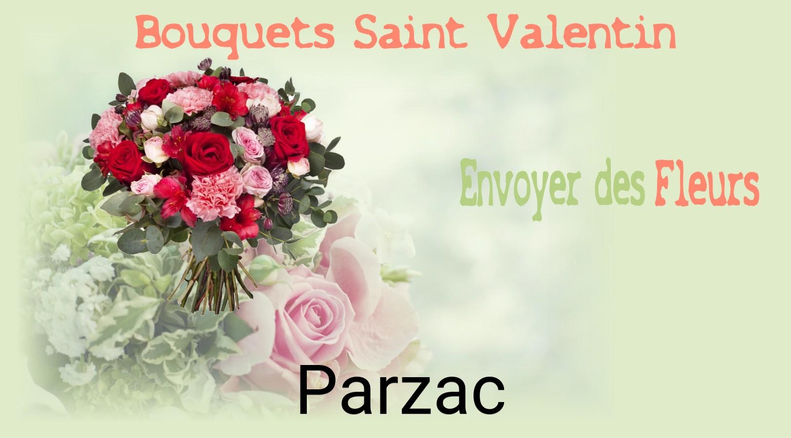 Roses de Saint-Valentin livrées à Parzac